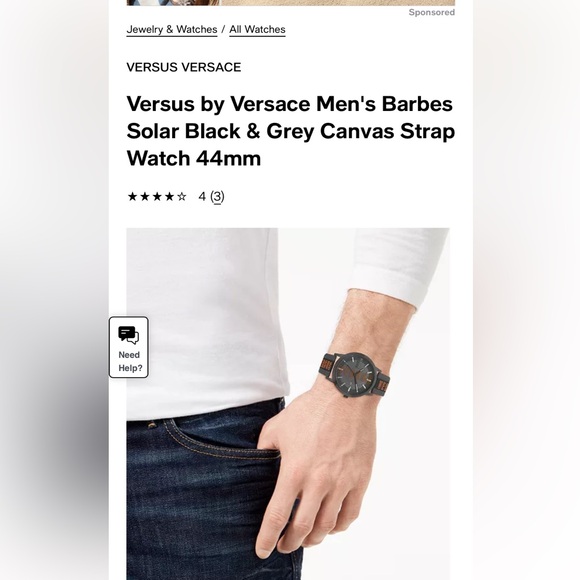 Mens Versace Versus watch NWOT - Picture 5 of 5